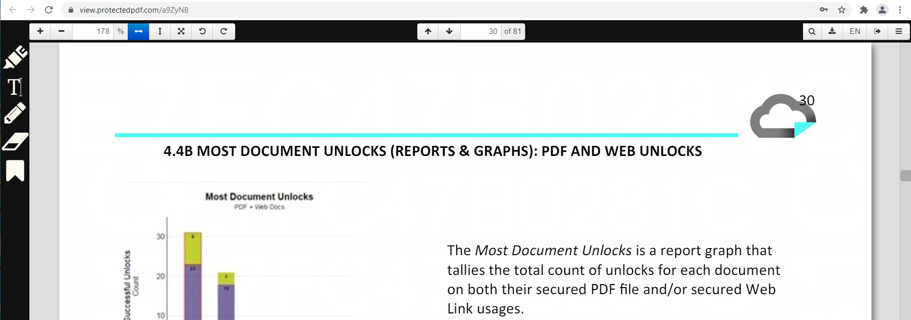 most document unlocks reports